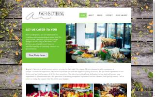 Angela's Catering website