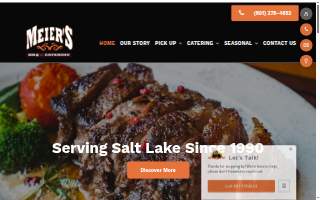 Meier's BBQ & Catering website