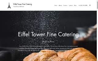 Eiffel Tower Fine Catering website