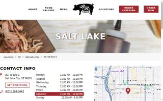 R&R Bbq website