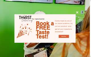 Thirst Catering website