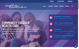 Delaware Valley Community Health website