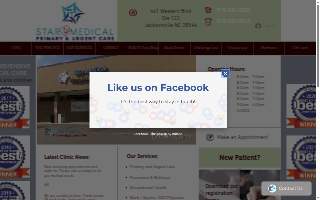 Star Medical Clinic website