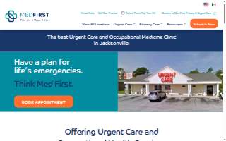 Med First Urgent Care - Jacksonville, Western Boulevard website