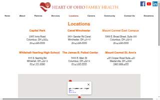 Whitehall Family Health Center website