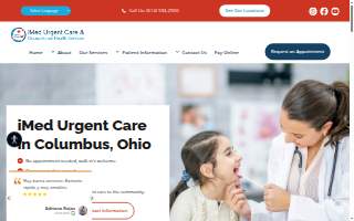 iMed Urgent Care (Columbus) website