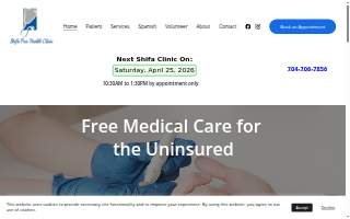 Shifa Free Health Clinic website