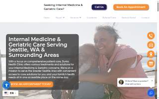 Dunia Health Clinic LLC website