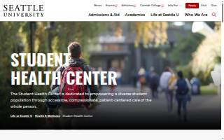 Seattle University Health Center website