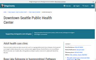 Downtown Public Health Center website