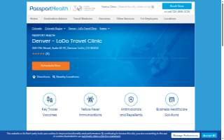 Passport Health Denver - LoDo Travel Clinic website
