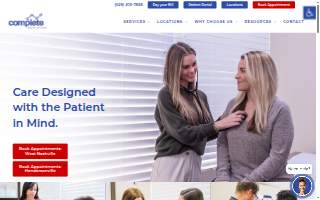 Complete Health Partners at Nashville West website