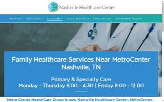 Nashville Healthcare Center MetroCenter website