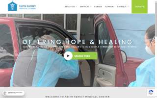 Faith Family Medical Center website