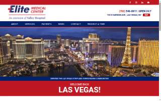 Elite Medical Center website
