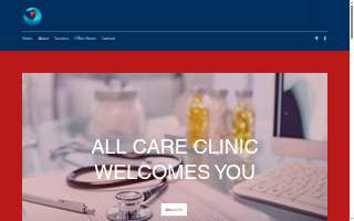 All Care Clinic website