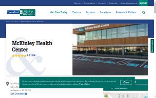 Froedtert McKinley Health Center website