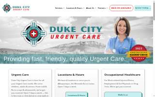 Duke City Urgent Care of Albuquerque website