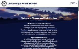 Albuquerque Health Services website