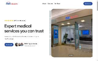 MIA Health Clinic website