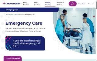 Main Campus Medical Center Emergency Room website