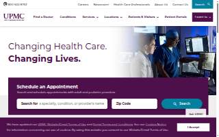 University of Pittsburgh Medical Center website