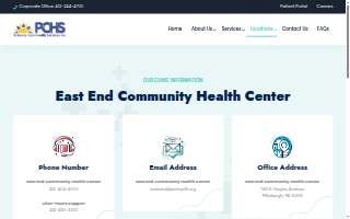 Primary Care Health Services Inc.: East End Community Health Center website