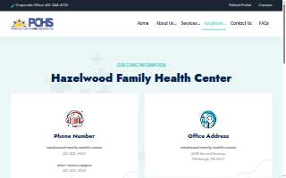 Primary Care Health Services Inc.: Hazelwood Family Health Center website