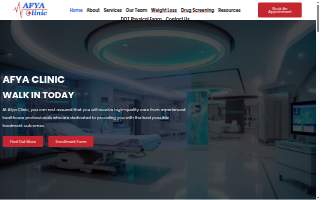 Afya Clinic website