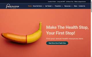 Health Stop St. Louis website