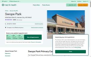 Oak Street Health Swope Park Primary Care Clinic website