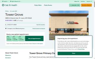 Oak Street Health Tower Grove Primary Care Clinic website