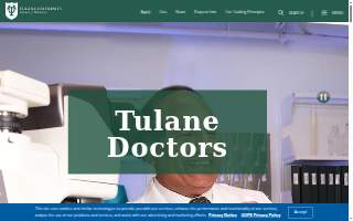 Tulane University Medical Group website