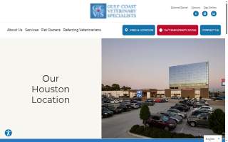 Gulf Coast Veterinary Specialists (GCVS) website