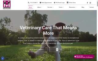 Meyerland Animal Clinic, PA website