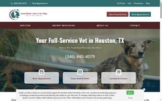 Animal Medical Center of the Village website