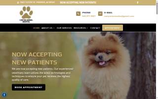 Canyon Animal Hospital website