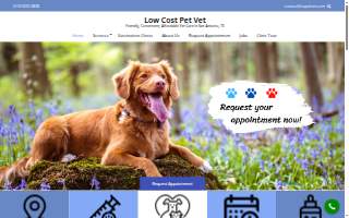 Low Cost Pet Vet website