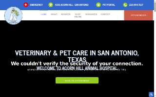 Acorn Hill Animal Hospital website