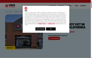 Veterinary Emergency Group of San Diego website