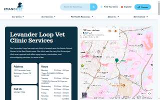 Emancipet of Austin website