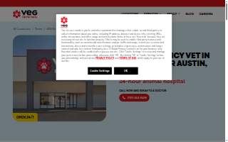 Veterinary Emergency Group of Austin website