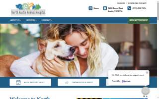 North Austin Animal Hospital website