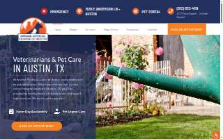 Animal Medical Center of Austin website