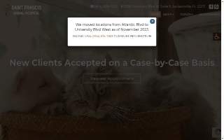 St. Francis Animal Hospital website