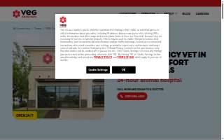 Veterinary Emergency Group of Fort Worth website