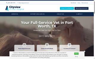 City View Animal Hospital website