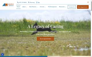 Animal Hospital Southwest website