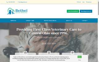Bethel Animal Hospital website