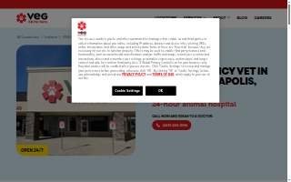 Veterinary Emergency Group of Indianapolis website